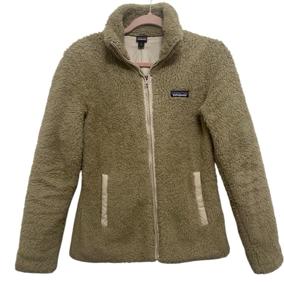 Patagonia Jackets & Blazers - Patagonia Los Gatos Teddy Sherpa Fuzzy Jacket Full Zip Tan Beige Size Small